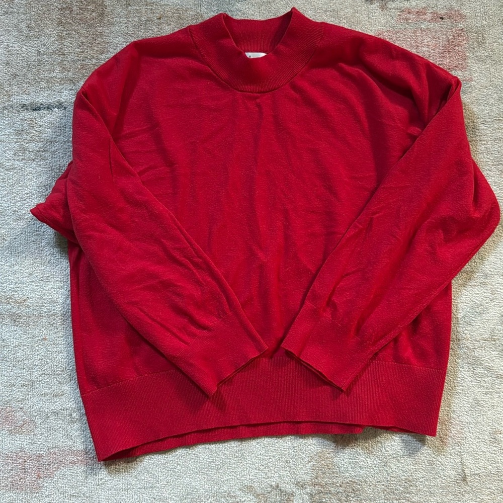 A New Day high collar crew sweater
